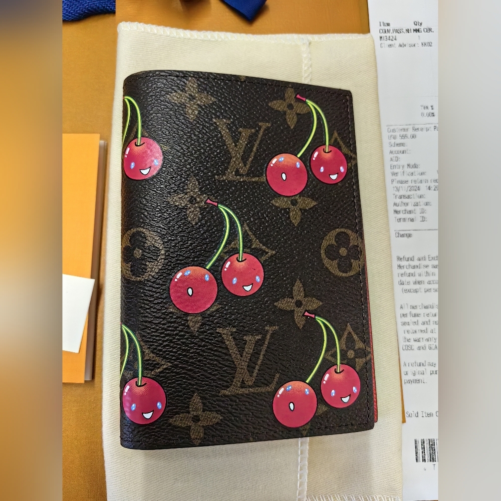 LV x TM Passport Cover Wallet